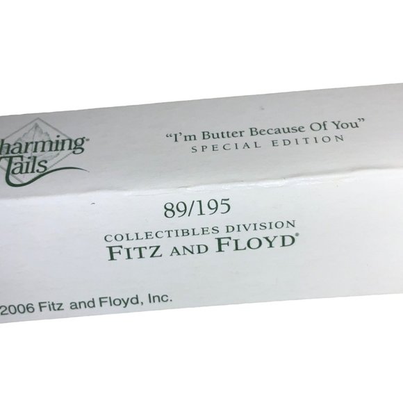 COPY - Fitz and Floyd Charming Tails I’m Butter Because of You Special Edition - Picture 14 of 14